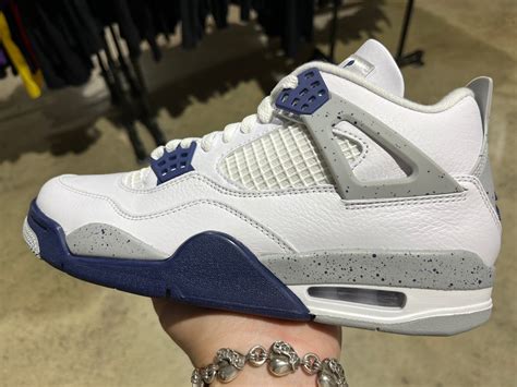 air jordan retro 4 fusion navy blue